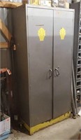 Industrial cabinet, contents included