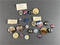 Early 20th Century Political Pinbacks