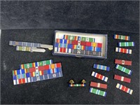 Military collectible medal and pin