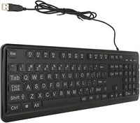 40$-Large Key Keyboard, Ergonomic Keyboard USB