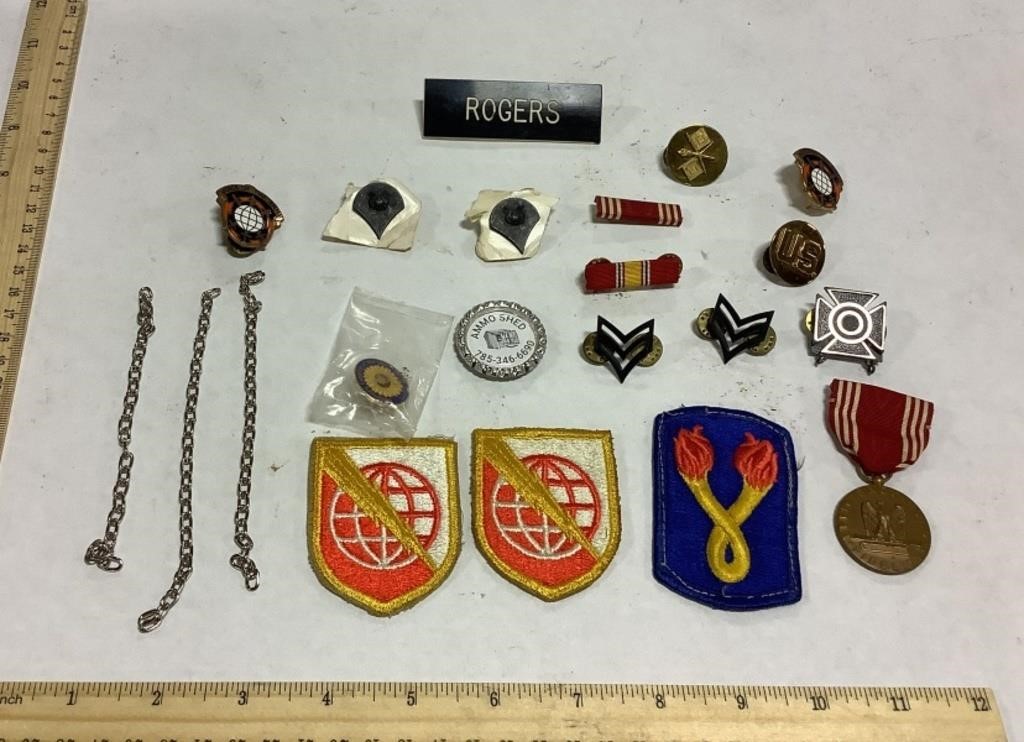 Badges & Pin Lot