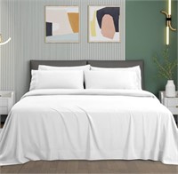 New LIANLAM King 6 Piece Bed Sheets Set - Super