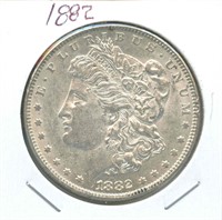 1882 Morgan Silver Dollar