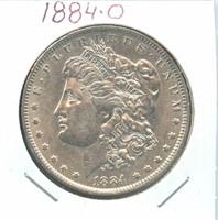 1884-O Morgan Silver Dollar