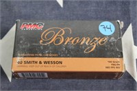 Ammo -.40  Smith & Wesson - 50 Rounds