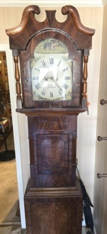 Brookhouse Sheffield Painted Grandfather Clock