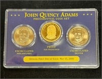 John Quincy Adams Presidential Coin Set