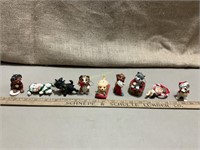 Christmas puppy ornaments