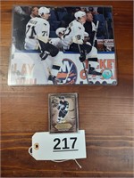 Penguins Photo of Sid & Geno + Sidney Crosby Card
