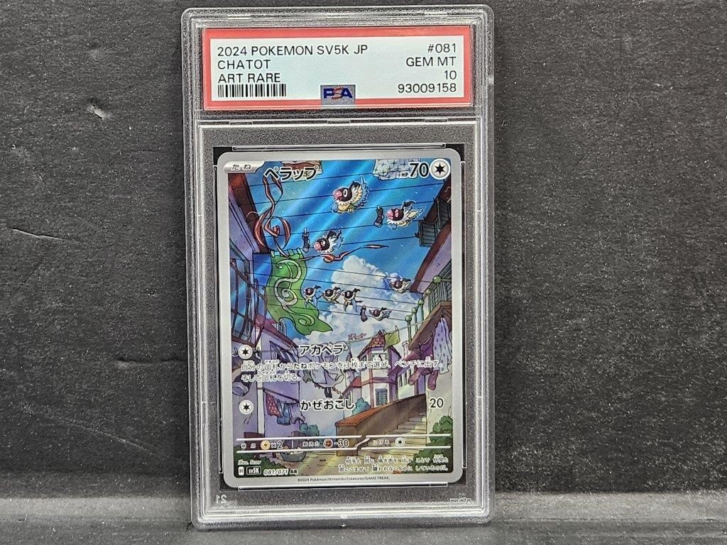 Graded 2024 POKEMON SV5K JP Art Rare