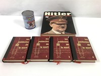4 livres "Les médecins de la mort" + livre Hitler