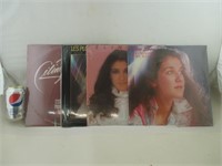 4 vinyles 33 tours de Céline Dion neufs scellés