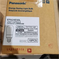 10- Panasonic 24 watt bulbs