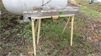 (2) Sawhorses, Metal Frams