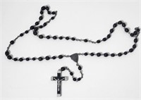 Rosary Crucifix Wood Beads France