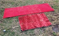 Two Red boom chicka 70s Rugs Runner Mat