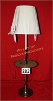 Floor Lamp with Broken Shade 52" T