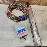 1/2 HP Grundfos Well pump w Disconnect & Wire