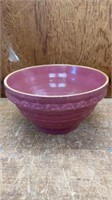 9" Robinson Ransbottom pink Crock bowl