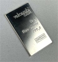 10g Fine Silver Bar .999 Valcambi Suisse