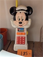 Vintage Mickey Mouse Toy Phone