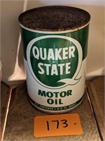 Quaker State Motor Oil Can - Full