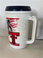 Texas Tech Cup Signed by Spike Dykes HeadCoach ‘99
