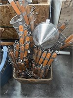 Large Lot of Commercial Mesh Strainers