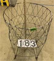 Wire Folding laundry basket 22” X 29”