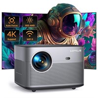 Projector 4K with WiFi 6 and Bluetooth 5.2, 600