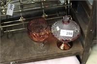 RUBY STAINED GLASSWARE