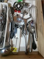Kitchen utensils, cake servers and more