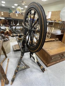 Spinning Wheel As Is 32"L x 20"W x 38"H