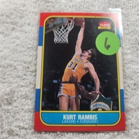1986-87 Fleer Basketball Kurt Rambis Rookie