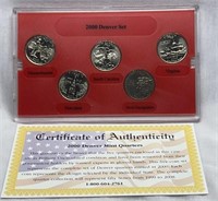 OF)  2000 Denver mint State Quarter collection