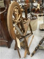 Spinning Wheel As Is 28"L x 11"W x 32"H