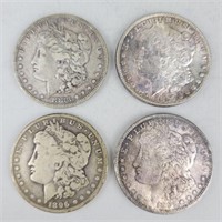 1883-S, 1885, 1896-O & 1921 Morgan Dollars.
