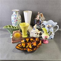 Large Pottery Collection w/McCoy, Hull, Beauceware