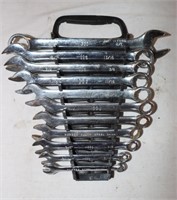 11 pc standard combination wrench set 1/4" - 7/8"