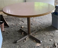 Round Table With Metal Base
