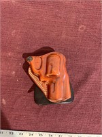 Falcon leather holster fits 38 special