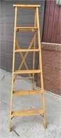New 70" Wooden Ladder