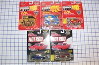 5 MODEL RACE CARS