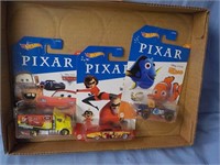 3 Pixar Hot Wheels NIB