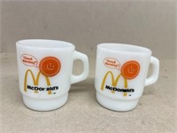 Fire king McDonald's coffee mugs