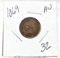 1869 Cent AU