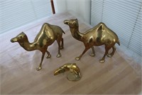 brass camels & item