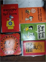 5 vintage Charlie Brown Books