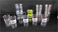 12 Tervic Clear Insulated Tumblers