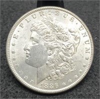 1886 Morgan Silver Dollar, BU